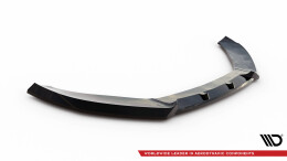 Cup Spoilerlippe Front Ansatz V.4 passend für Audi S4 / A4 S-Line B8 schwarz Hochglanz