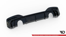 Heck Ansatz Diffusor V.3 passend für BMW M140i F20 Facelift schwarz Hochglanz