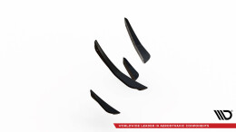 Stoßstangen Flaps Wings vorne Canards für VW Polo GTI Mk6 Facelift