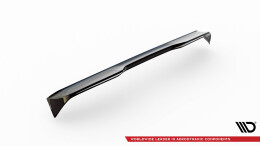 Heck Spoiler Aufsatz Abrisskante 3D passend für VW Polo GTI Mk6 schwarz Hochglanz