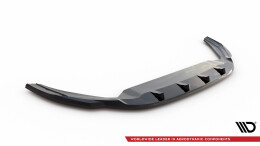 Cup Spoilerlippe Front Ansatz V.1 passend für VW Polo GTI Mk6 Facelift schwarz Hochglanz