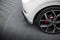 Heck Ansatz Flaps Diffusor für Volkswagen Polo GTI Mk6 Facelift schwarz Hochglanz