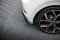 Heck Ansatz Flaps Diffusor passend für VW Polo GTI Mk6 Facelift schwarz Hochglanz