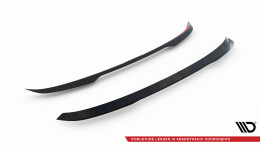 Heck Spoiler Aufsatz Abrisskante passend für Hyundai Kona N-Line Mk2 schwarz Hochglanz