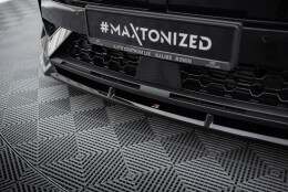Cup Spoilerlippe Front Ansatz passend für Hyundai Kona N-Line Mk2 schwarz Hochglanz