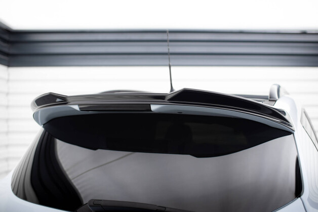 Heck Spoiler Aufsatz Abrisskante 3D passend für Ford Kuga ST Mk1 schwarz Hochglanz