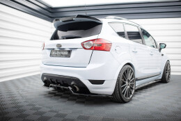 Mittlerer Cup Diffusor Heck Ansatz DTM Look passend für Ford Kuga ST Mk1 schwarz Hochglanz