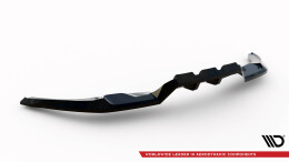 Mittlerer Cup Diffusor Heck Ansatz DTM Look passend für Ford Kuga ST Mk1 schwarz Hochglanz