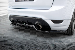 Street+ Mittlerer Diffusor RACE Heck Ansatz passend für Ford Kuga ST Mk1 schwarz Hochglanz