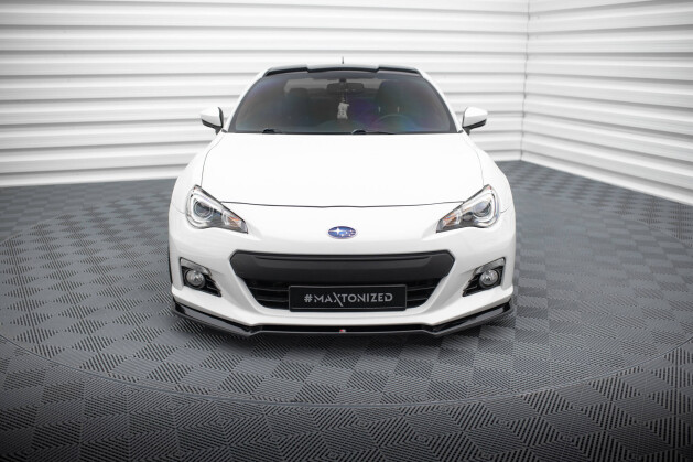 Cup Spoilerlippe Front Ansatz V.2 für Subaru BRZ Mk1 schwarz Hochglanz