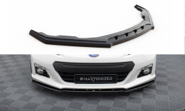 Cup Spoilerlippe Front Ansatz V.4 passend für Subaru BRZ Mk1 schwarz Hochglanz