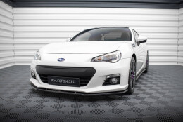 Cup Spoilerlippe Front Ansatz V.4 passend für Subaru BRZ Mk1 schwarz Hochglanz
