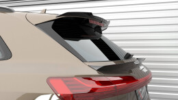 Unterer Heck Spoiler Aufsatz Abrisskante passend für Audi e-tron schwarz Hochglanz