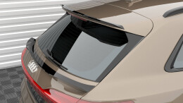 Unterer Heck Spoiler Aufsatz Abrisskante passend für Audi e-tron schwarz Hochglanz