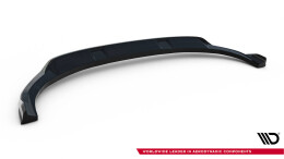 Cup Spoilerlippe Front Ansatz für Audi e-Tron S-Line schwarz Hochglanz