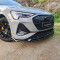 Cup Spoilerlippe Front Ansatz passend für Audi e-Tron S-Line schwarz Hochglanz