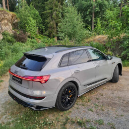 Seitenschweller Ansatz Cup Leisten passend für Audi e-Tron S-Line schwarz Hochglanz