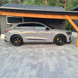 Street+ Seitenschweller Leisten passend für Audi e-Tron S-Line schwarz Hochglanz