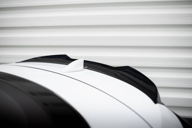 Heck Spoiler Aufsatz Abrisskante 3D passend für Opel Cascada schwarz Hochglanz