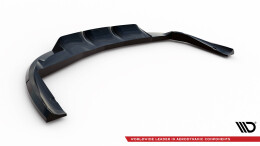 Mittlerer Cup Diffusor Heck Ansatz DTM Look passend für Opel Cascada schwarz Hochglanz