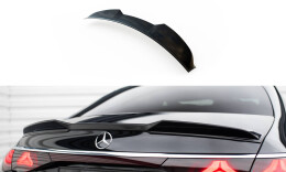 Heck Spoiler Aufsatz Abrisskante 3D für Mercedes E Limo AMG-Line W214 schwarz Hochglanz