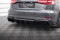 Heck Ansatz Diffusor passend für Audi A3 S-Line Sportback 8V Facelift (Einzelauspuff li. re.) schwarz Hochglanz