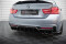 Heck Ansatz Diffusor für BMW 4er Coupe / Gran Coupe / Cabrio M-Paket F32 / F36 / F33 (Doppelauspuff li. re.) schwarz Hochglanz