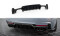 Heck Ansatz Diffusor passend für BMW 4er Coupe / Gran Coupe / Cabrio M-Paket F32 / F36 / F33 (Doppelauspuff li. re.) schwarz Hochglanz