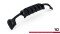 Heck Ansatz Diffusor passend für BMW 4er Coupe / Gran Coupe / Cabrio M-Paket F32 / F36 / F33 (Doppelauspuff li. re.) schwarz Hochglanz