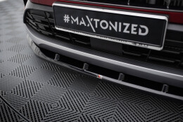 Cup Spoilerlippe Front Ansatz V.1 passend für Hyundai Tucson N-Line Mk4 schwarz Hochglanz