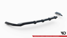 Mittlerer Cup Diffusor Heck Ansatz DTM Look für Hyundai Tucson N-Line Mk4 schwarz Hochglanz