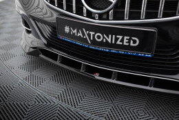 Cup Spoilerlippe Front Ansatz passend für Mercedes-Benz E W212 Facelift schwarz Hochglanz