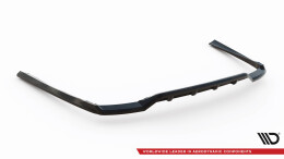 Mittlerer Cup Diffusor Heck Ansatz DTM Look passend für Mercedes-Benz E W212 Facelift schwarz Hochglanz