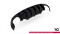 Heck Ansatz Diffusor passend für Audi S5 Coupe / Cabrio S-Line 8T schwarz Hochglanz