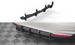 Street Pro Heckschürze Heck Ansatz Diffusor V.1 passend für BMW 4er M-Paket F32 SCHWARZ
