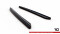 Heck Ansatz Flaps Diffusor passend für Mercedes-Benz CLS C219 schwarz Hochglanz