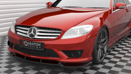 Cup Spoilerlippe Front Ansatz V.1 passend für Mercedes-Benz CL 63 AMG C216 schwarz Hochglanz