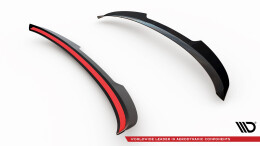 Heck Spoiler Aufsatz Abrisskante V.2 passend für Seat Leon Cupra Sportstourer Mk3 Facelift schwarz Hochglanz