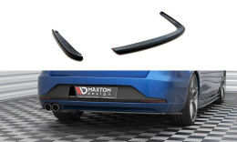 Heck Ansatz Flaps Diffusor V.3 passend für Seat Leon FR Sportstourer Mk3 schwarz Hochglanz