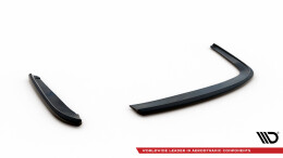 Heck Ansatz Flaps Diffusor V.3 passend für Seat Leon FR Sportstourer Mk3 schwarz Hochglanz