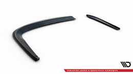 Heck Ansatz Flaps Diffusor V.3 passend für Seat Leon FR Sportstourer Mk3 schwarz Hochglanz