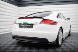 Heck Spoiler Aufsatz Abrisskante 3D passend für Audi TT 8J schwarz Hochglanz