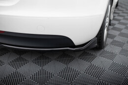 Heck Ansatz Flaps Diffusor für Audi TT 8J schwarz Hochglanz