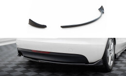 Heck Ansatz Flaps Diffusor passend für Audi TT 8J schwarz Hochglanz