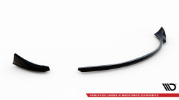 Heck Ansatz Flaps Diffusor passend für Audi TT 8J schwarz Hochglanz
