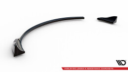 Heck Ansatz Flaps Diffusor passend für Audi TT 8J schwarz Hochglanz