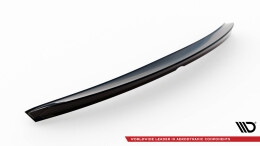 Heck Spoiler Aufsatz Abrisskante 3D passend für Mercedes CLA C117 FL schwarz Hochglanz