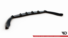 Cup Spoilerlippe Front Ansatz passend für Mercedes-Benz CLA C117 Facelift schwarz Hochglanz