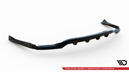 Mittlerer Cup Diffusor Heck Ansatz DTM Look passend für Mercedes-Benz CLA C117 Facelift schwarz Hochglanz