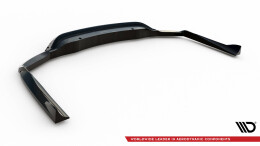 Mittlerer Cup Diffusor Heck Ansatz DTM Look passend für Mercedes-Benz CLA C117 Facelift schwarz Hochglanz
